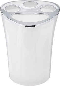 Стаканчик для зубных щеток Wiki White Duschy 000000000001095665