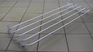 Сушилка для белья 6м 120х45х18,5см НИКА настенная белая металл 000000000001205082