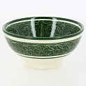 Пиала (коса) 15см ROSHIDON CERAMIK рисунок гравюра green керамика 000000000001209555