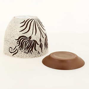 Горшок для цветов декоративный керамический Георгин текстурный №2 3л ГК 4 000000000001200871