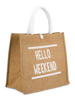 Сумка-тоут 34х30х17см HELLO WEEKEND полиэстер 000000000001227606