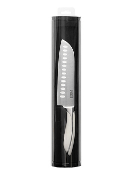 Нож-шеф японский 17,5см DE'NASTIA белая ручка нержавеющая сталь/пластик 000000000001210802