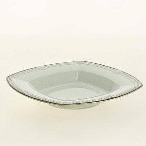 Тарелка суповая 22см DE'NASTIA DONNA зеленый фарфор 000000000001209937