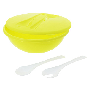 Салатница с крышкой и приборами Plastic Centre, 3л 000000000001065154