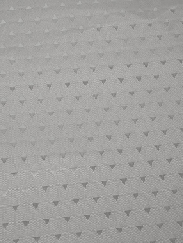 Штора для ванной 180х180см LUCKY ДАЙМОНД с кольцами серый полиэстер 000000000001228456