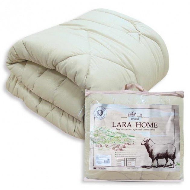 Одеяло 2,0 Lara Home Wool 172*205, овечья шерсть и силиконизированное волокно 000000000001180585