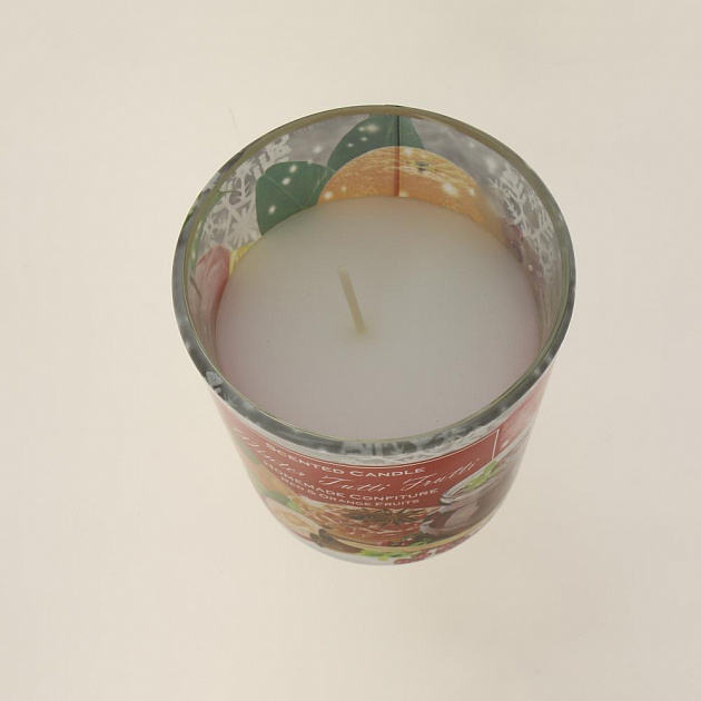 Ароматизированная свеча в стакане Зима Тутти Фрутти 115гр (Winter Tutti Frutti) в уп.12шт 000000000001191671