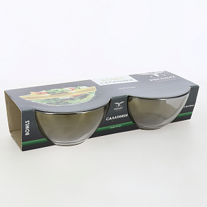 Набор салатников 2шт 16см ПРОМСИЗ Аметист стекло 000000000001200680