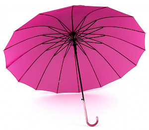 Зонтик женский трость 60см 16 спиц микс 000000000001216497
