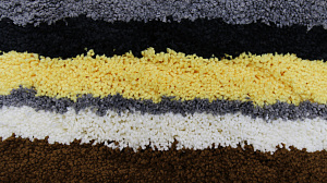 Коврик для ванной комнаты, 50*80 см, микрофибра, ID, catalonia fields, MID198M 000000000001161400