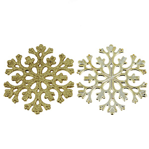 Набор декоративных украшений СнежинкаПосуда Центр, 11 см, 6 шт. 000000000001161800