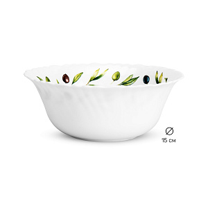 Салатник 15см/500мл FARFORELLE Оливки стеклокерамика 000000000001214059
