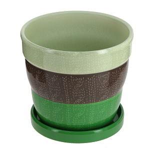 Цветочный горшок, 17 см, 2.5л, керамика 000000000001171928