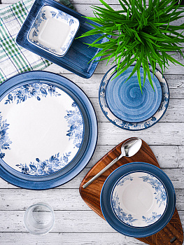 Тарелка суповая 19,5см CERA TALE Spring глазурованная керамика 000000000001210896