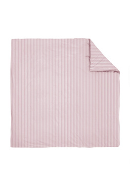 Пододеяльник сатин-страйп DE'NASTIA 200x220см 100%Хлопок розовый C010781 000000000001195008