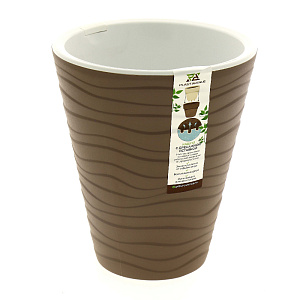 Кашпо Валенсия 2,8 л D17 H20 мокко 000000000001185588