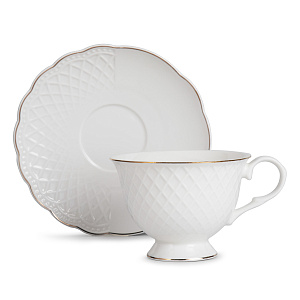 Пара чайная LAGARD 220мл/блюдце фарфор SH08084 000000000001219864