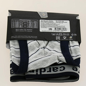 Трусы мужские р.46-48 PIERRE CARDIN цветные 95%хлопок 5%эластан 000000000001198260