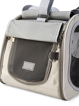 Переноска-сумка для животных 46х32х25см серая 000000000001227866