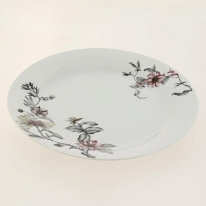 Тарелка 190мм OLAFF ФИОНА ОТТАВА мелкая фарфор 129-20026 000000000001204601