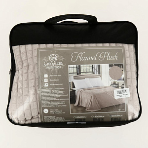 Плед евро Велсофт жаккард, полиэстер 100%, артикул ПлВЖЧ-220 000000000001200932