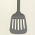 Лопатка кулинарная LUCKY с мраморной ручкой с прорезями серая нейлон полипропилен 000000000001208917