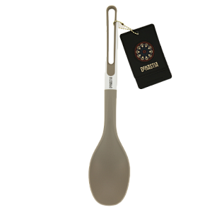 Ложка сервировочная 34x7см DE'NASTIA белый/бежевый пластик 000000000001205142