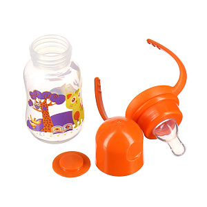 Бутылочка с соской от 0 месяцев Русские мотивы Lubby, 120-125мл 000000000001135401