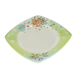 Набор одноразовых тарелок Цветы Pap Star, 26?26 см, 8 шт. 000000000001142457