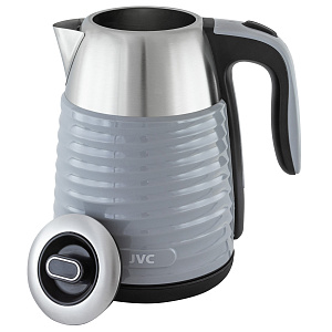 Чайник электрический 1,7л JVC JK-KE1725. Мощность 2200Вт. Автоматическое отключение. Защита от включения без воды. Нержавеющая сталь пластик. 000000000001211364