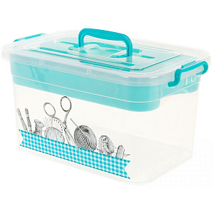 Контейнер для рукоделия Полимербыт, 10л 000000000001075019