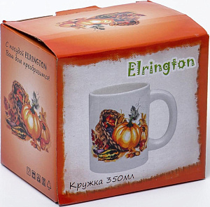 Кружка 350мл ELRINGTON ТЫКВА подарочная упаковка доломит 110-07083 000000000001205205