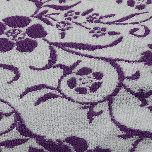 Полотенце махровое Privilea, 75*150,100% хл,арт.9С60 Полянка,фиолетовый. Произ-во Беларусь 000000000001184458