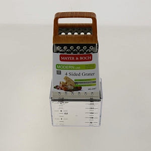 Терка SK(х72).Количество граней:4.Материал корпуса: нержавеющая сталь.Материал ручки: пластик.Высота терки: 20,5 см.Контейнер: прозр 000000000001189954