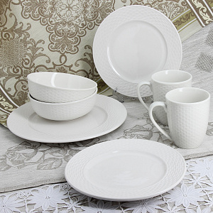 ПЛЕТЁНЫЙ УЗОР Тарелка десерт 22см M41006 000000000001114015