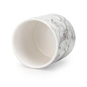 Кашпо 12,5х11,5см 1л Мрамор I керамика 000000000001225864