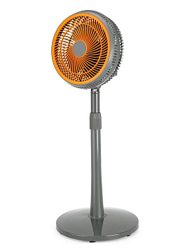 Вентилятор напольный102х25см 220В 35Вт 2скорости режим поворота регулировка наклона регулировка высоты серый пластик/железо с гальваническим покрытием 000000000001227273