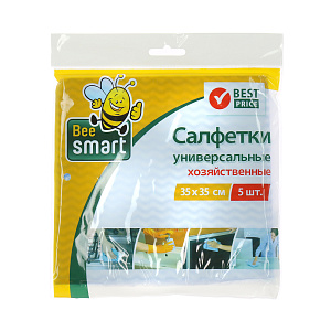 Универсальные салфетки Beesmart Paclan, 35?35 см, 5 шт. 000000000001067012