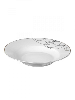 Тарелка суповая 22,5см ESPRADO Leontina костяной фарфор 000000000001193133