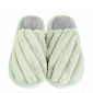 Туфли домашние-тапки р.38-39 LUCKY Мороженое зеленый искусственный мех полиэстер