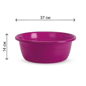 Таз 10л круглый в ассортименте полиэтилен 000000000001226274