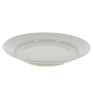 Тарелка фарфор десертная 200 мм супадкий край Белая,024702 000000000001193471