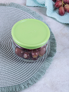 CESNI Банка для сыпучих продуктов420млPASABAHCE Green стекло/пластик43002GreenSL 000000000001057184