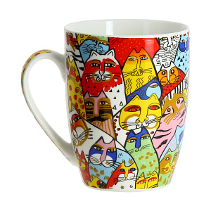 Кружка Кошки 2 Estetica, 360мл 000000000001117483