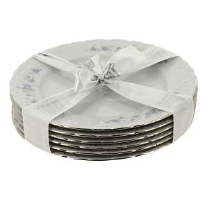 Набор тарелок обеденных 6шт 26см CMIELOW 9706 blue фарфор 000000000001172767