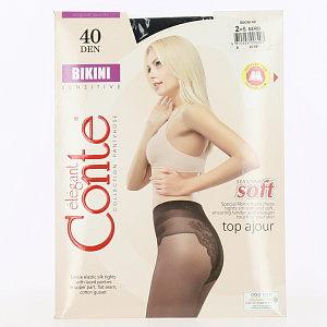 CONTE КОЛГ ЖЕН 40ДЕН BIKINI р2 NERO 000000000001156795