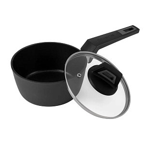 Ковш 1,6л POLARIS Graphit-16SP Графитовый индукция антипригарное покрытие SILVER PROTECT бакелитовая ручка Soft touch кованный алюминий 000000000001220316