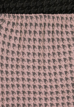 Чехол на стул 40x40x45см LUCKY Гусиные лапки розовый полиэстер 000000000001216955