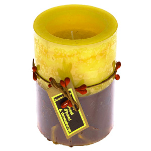 Свеча парафин 5х7см FORA круглая цветная 000000000001182134