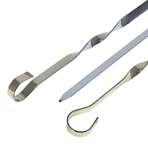 Набор плоских шампуров Мастергриль Matissa, 60 см, 10 шт. 000000000001038664